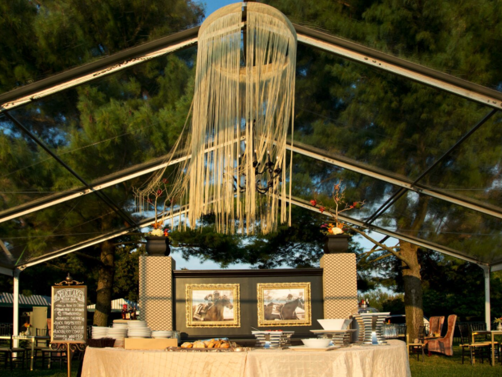 Tent on Fasthorsepro Club lawn